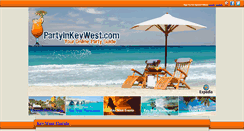 Desktop Screenshot of partyinkeywest.com